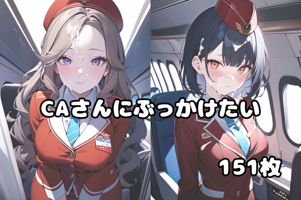 ぶっかけサービス始めました〜キャビンアテンダント編〜 サンプル1ページ目