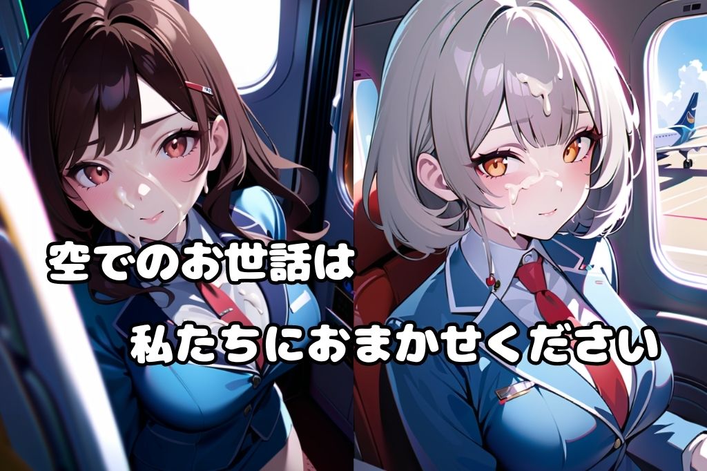 ぶっかけサービス始めました〜キャビンアテンダント編〜 サンプル2ページ目