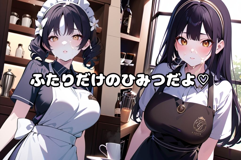 ぶっかけサービス始めました〜うちのカフェの看板娘編〜 サンプル2ページ目