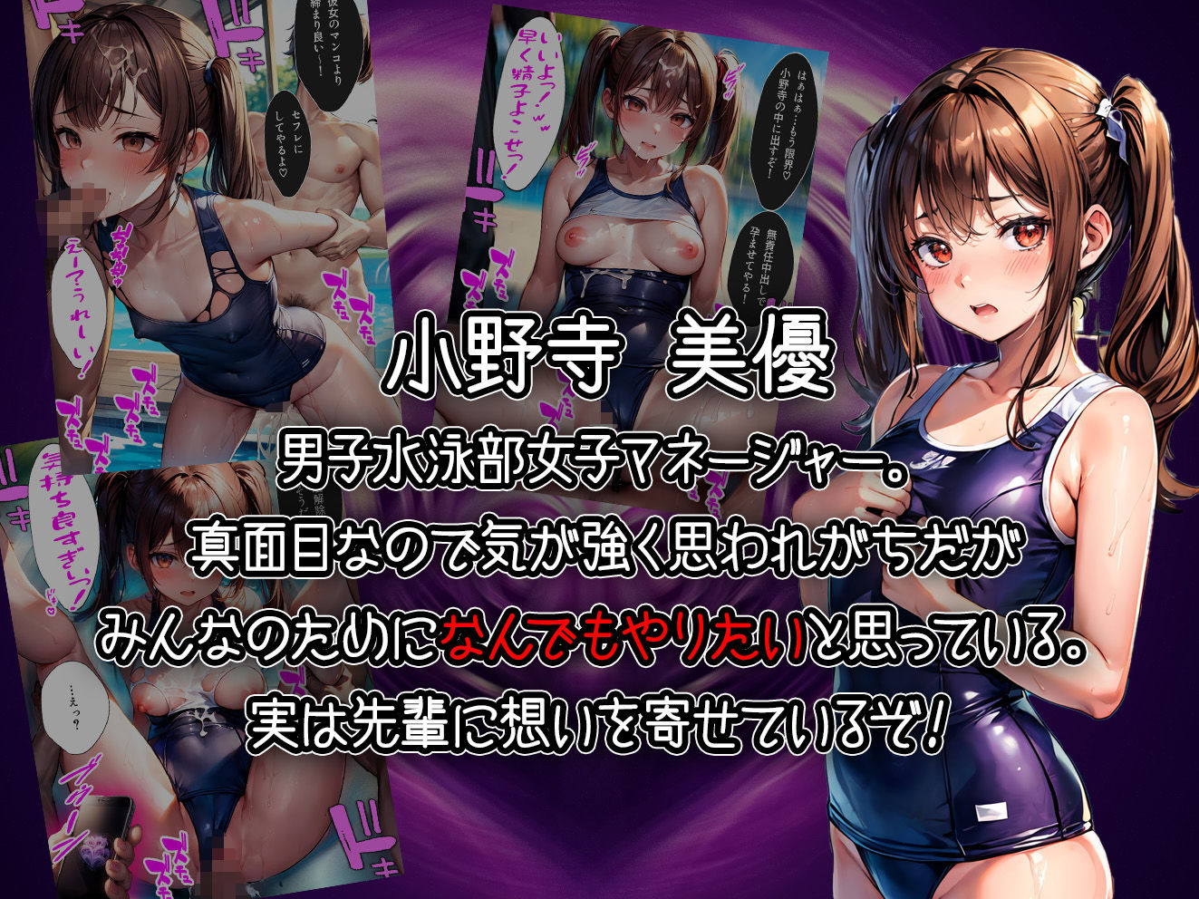 5人の部活女子校生を催●アプリで洗脳支配して中出ししまくる話【セリフ付き】 サンプル2ページ目