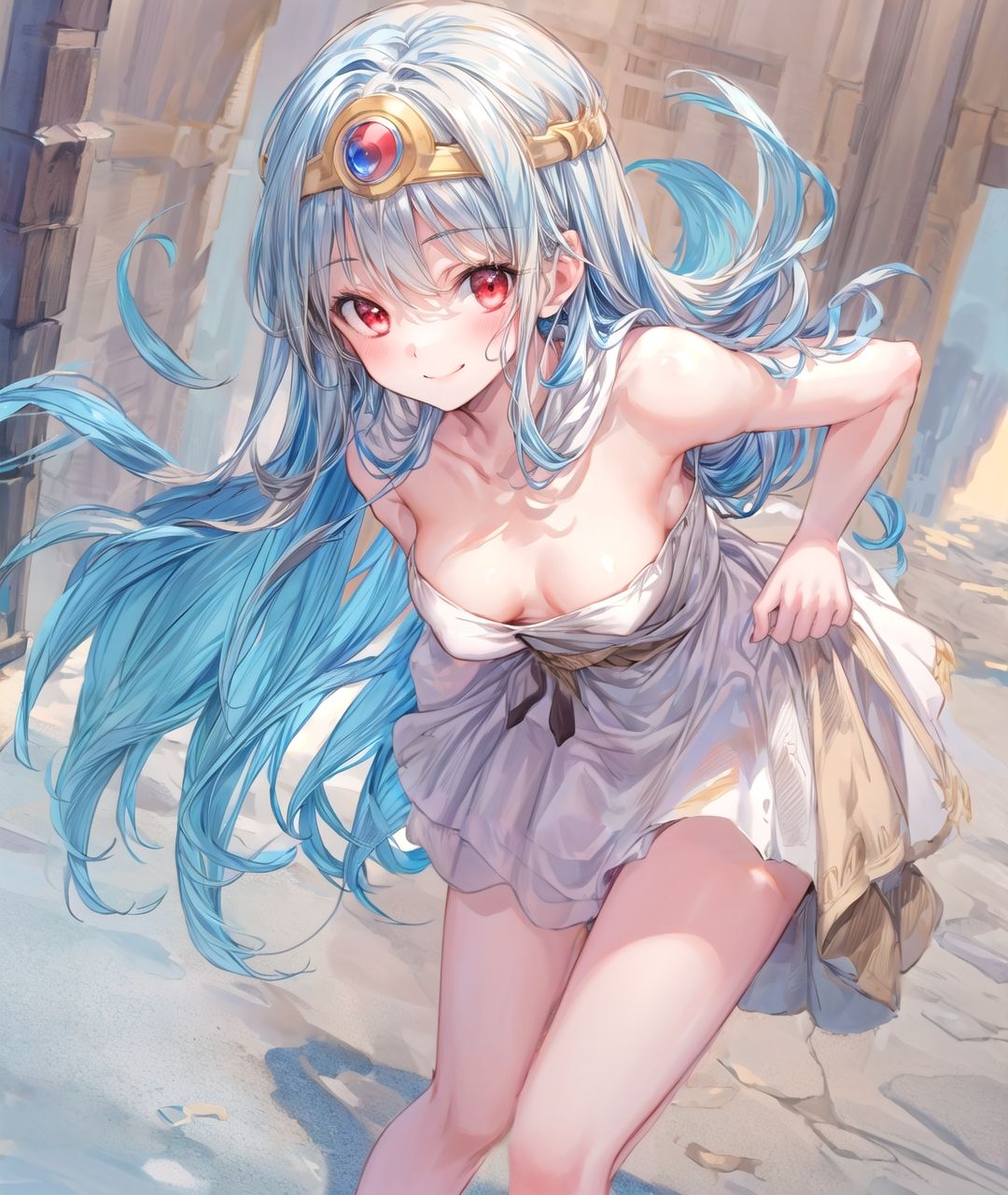 美少女たちのひととき・賢者（D〇3） サンプル1ページ目