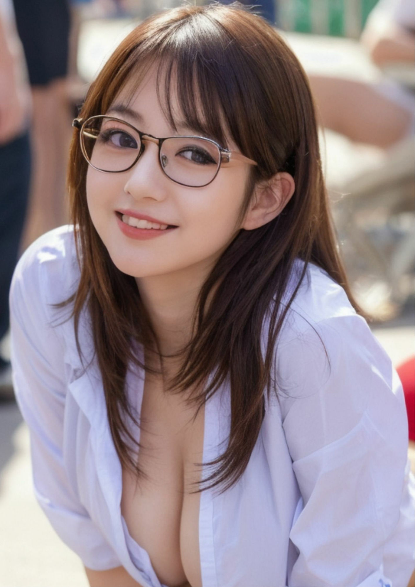 メガネの似合う彼女 シリーズNO.2 デート編 サンプル2ページ目