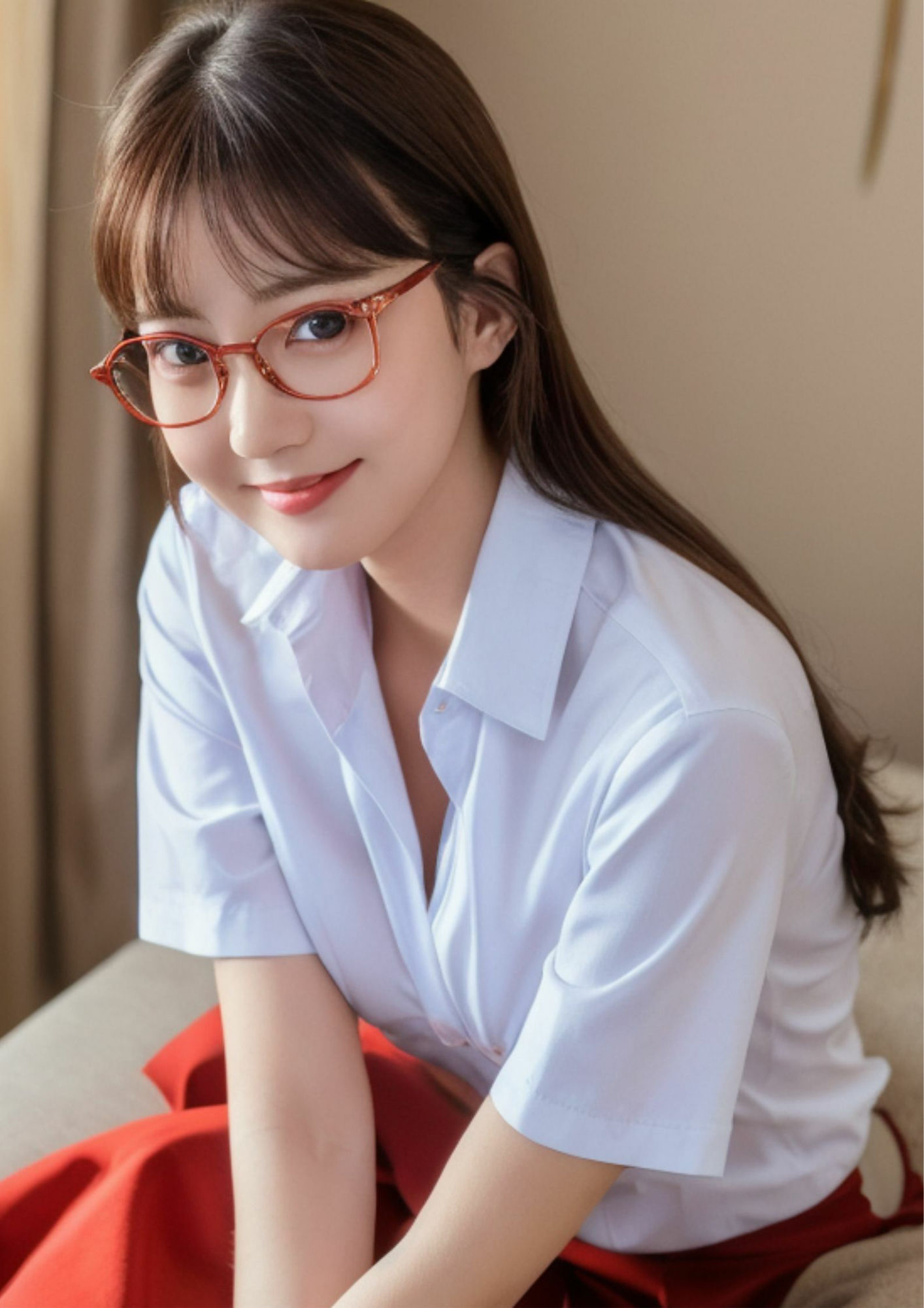 メガネの似合う彼女 シリーズNO.3 エッチ編 サンプル1ページ目