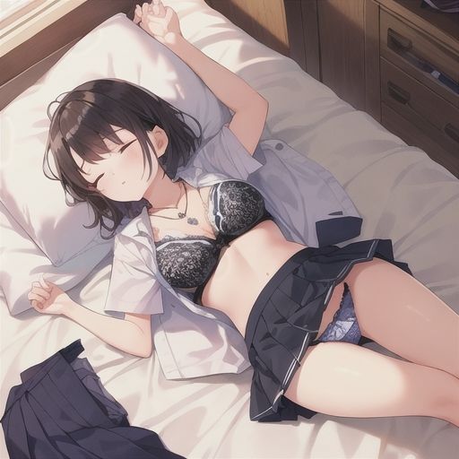 眠るJK サンプル2ページ目