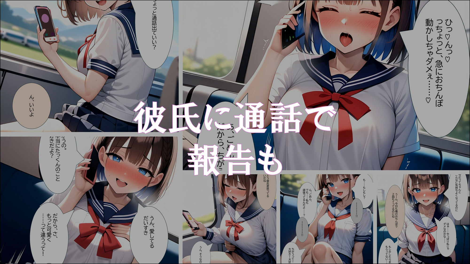 学生常識改変 『私彼氏のために変態になります！』 サンプル3ページ目
