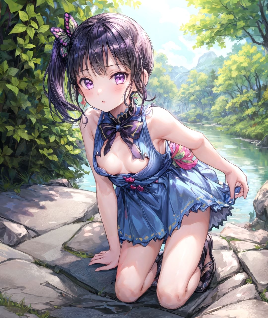 美少女たちのひととき・栗〇落カナヲ（鬼〇の刃） サンプル1ページ目