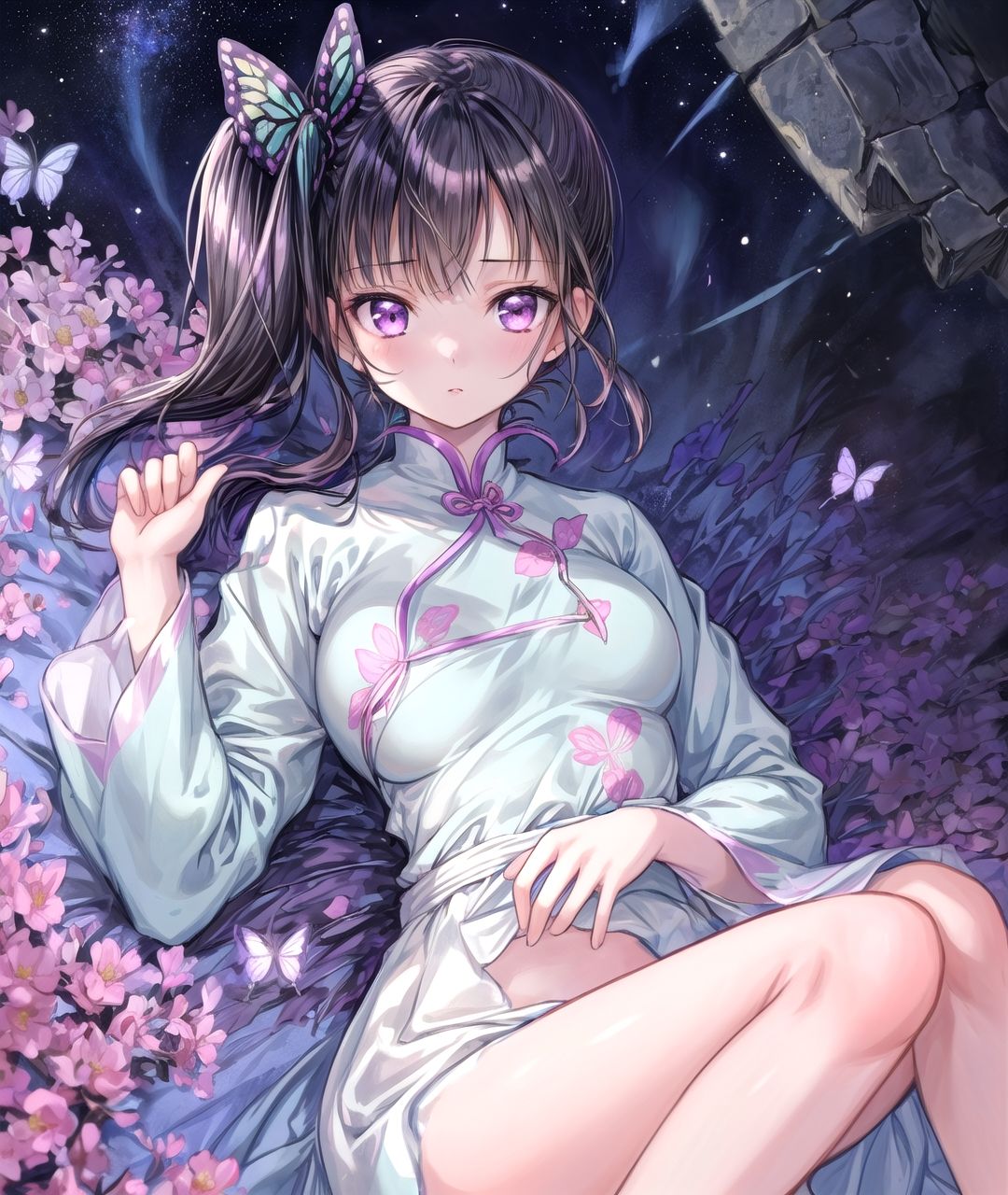 美少女たちのひととき・栗〇落カナヲ（鬼〇の刃） サンプル3ページ目