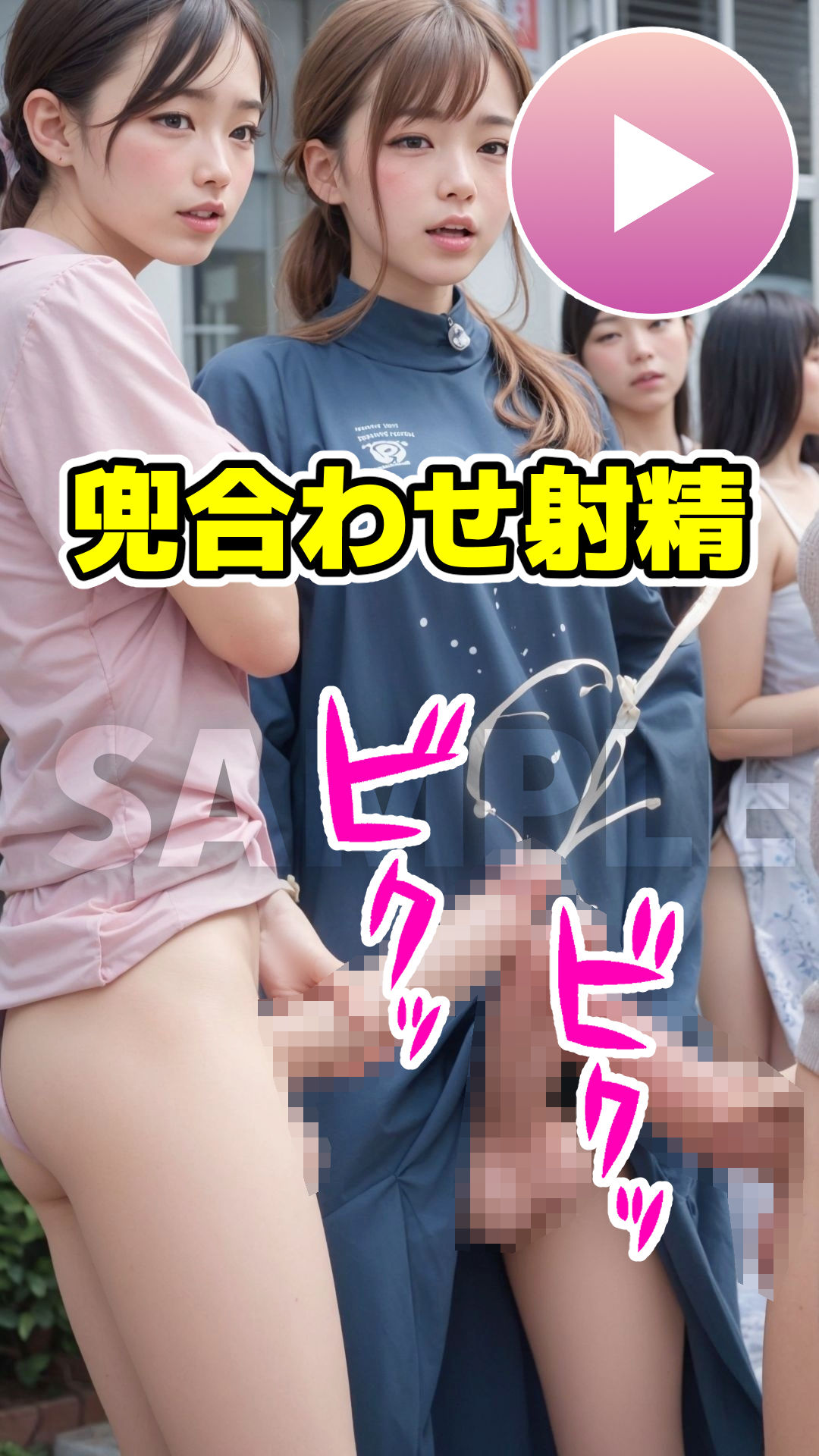 ふたなり変態露出射精100連発【写真集＋イキ顔動画】 サンプル9ページ目