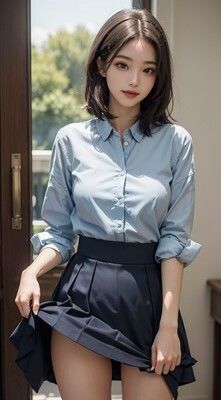 美女たちのスカートめくり サンプル3ページ目