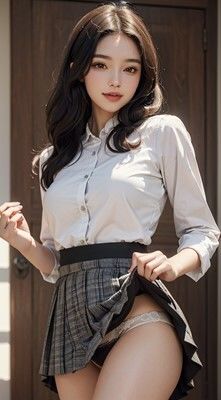 美女たちのスカートめくり サンプル9ページ目
