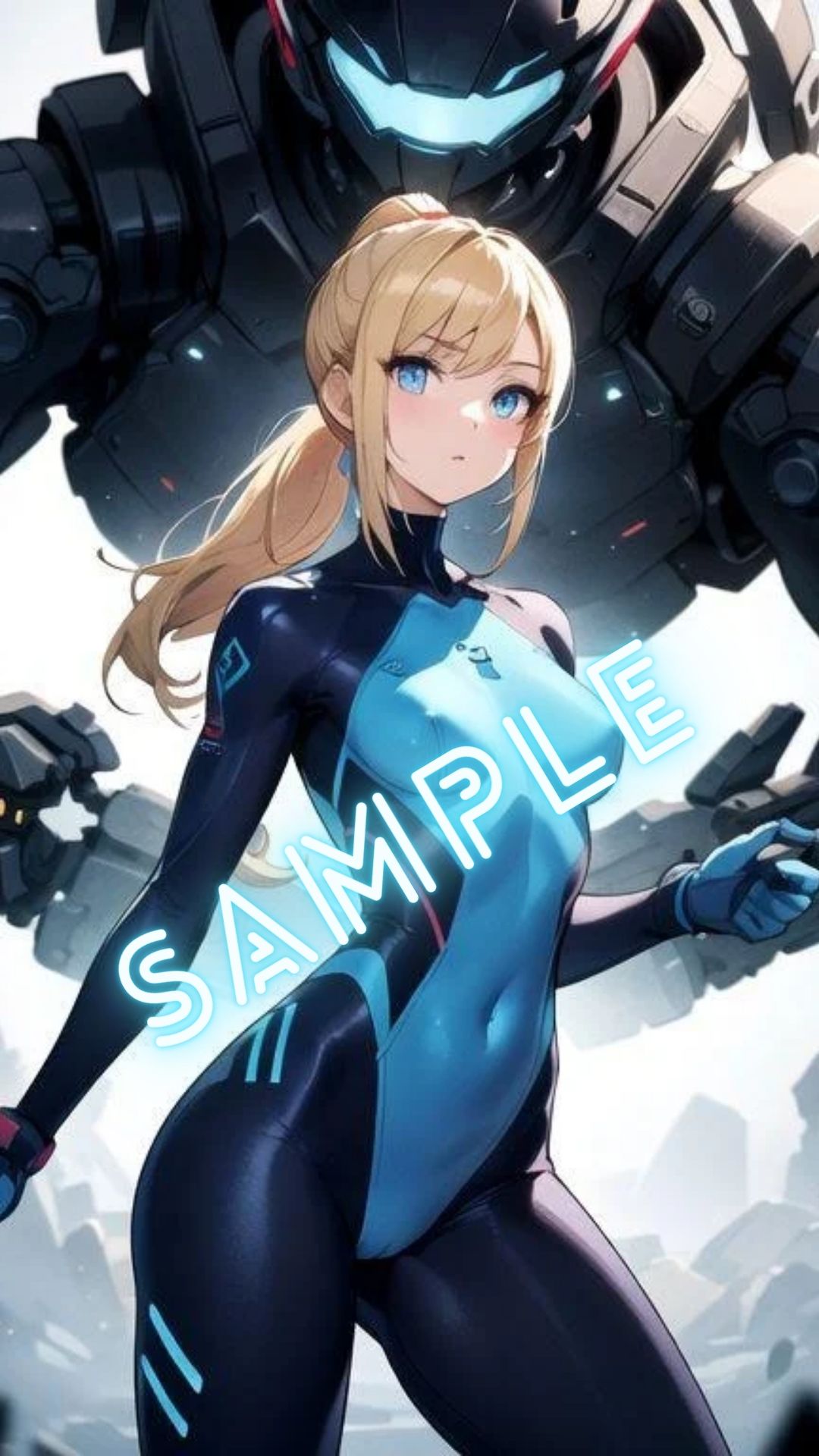 メト◯イド サムス・ア◯ン ゼロスーツサ◯ス風 画像集 サンプル1ページ目