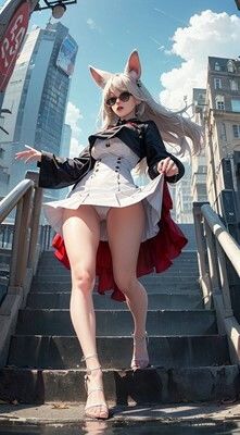 パンチラするバニーガール サンプル9ページ目