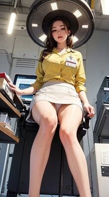 ローアングル会社員パンチラ サンプル1ページ目
