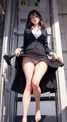 ローアングル会社員パンチラ サンプル2ページ目