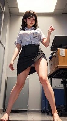 ローアングル会社員パンチラ サンプル9ページ目
