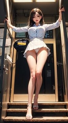 ローアングル会社員パンチラ2 サンプル6ページ目