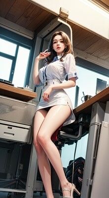 ローアングル会社員パンチラ2 サンプル9ページ目