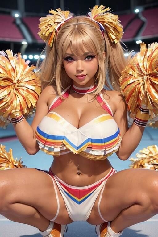 AIグラビア写真集 爆乳チア★ギャル度マシマシ サンプル5ページ目