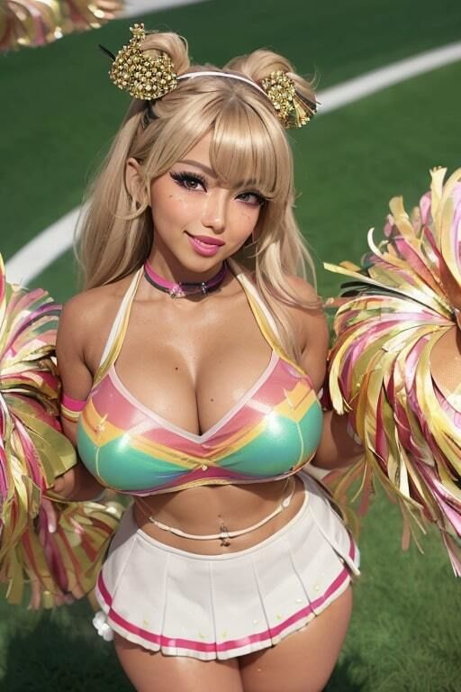 AIグラビア写真集 爆乳チア★ギャル度マシマシ サンプル7ページ目