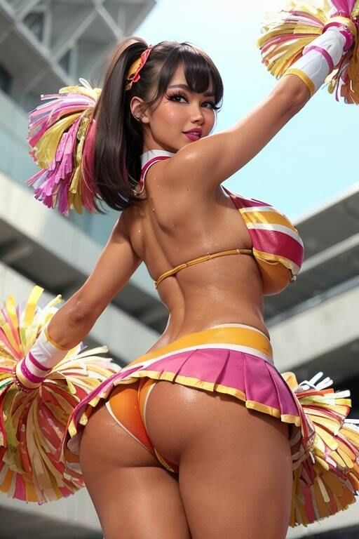 AIグラビア写真集 爆乳チア★ギャル度マシマシ サンプル9ページ目