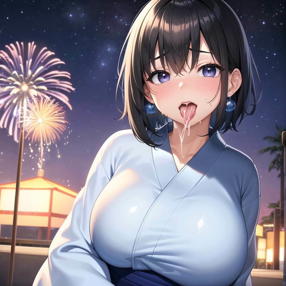 君と最後の夏祭り【セリフ付き10枚付き！美麗画像400枚収録】 サンプル6ページ目