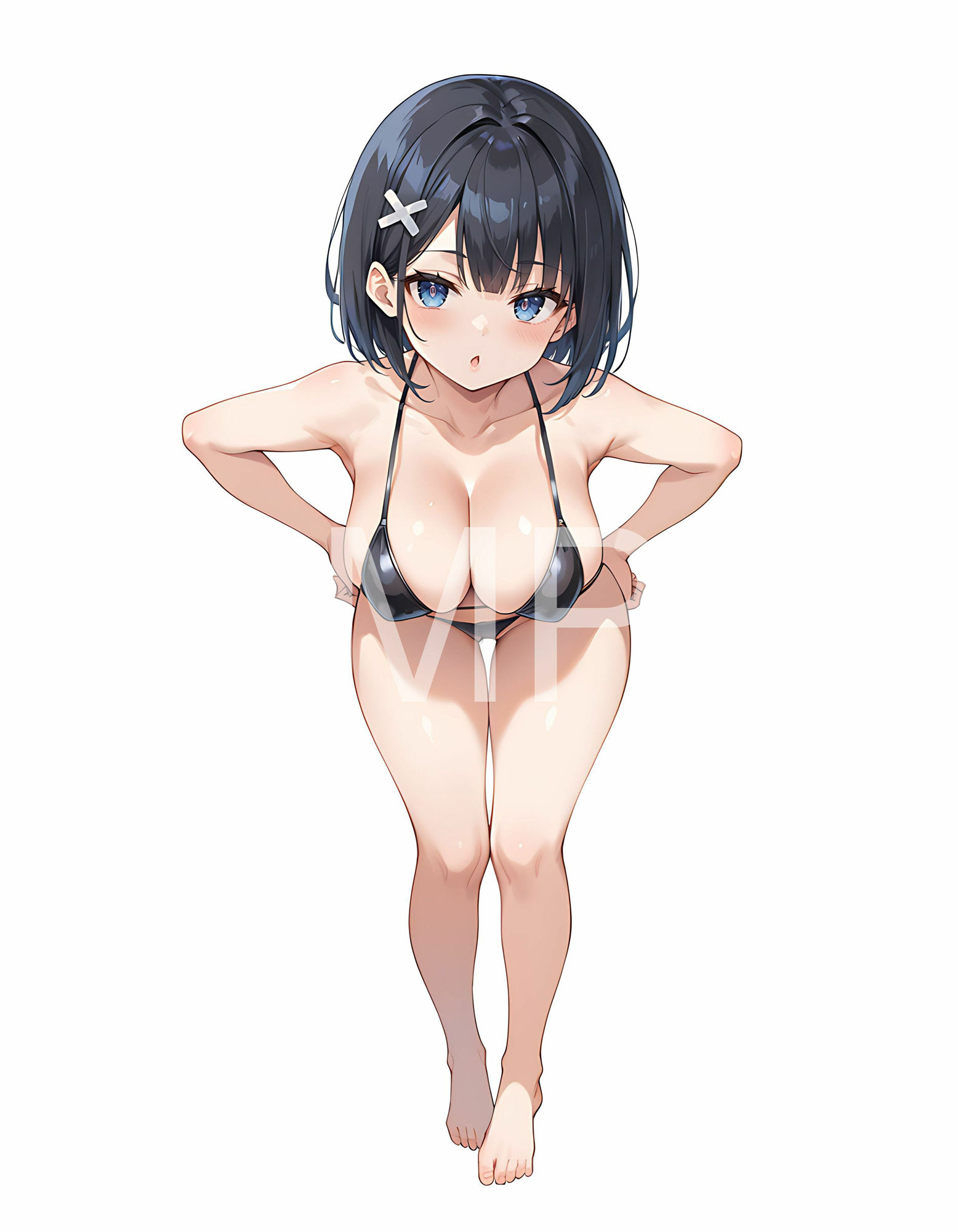 えちえち 美少女×ポーズ集 - 黒髪JK編 - サンプル5ページ目