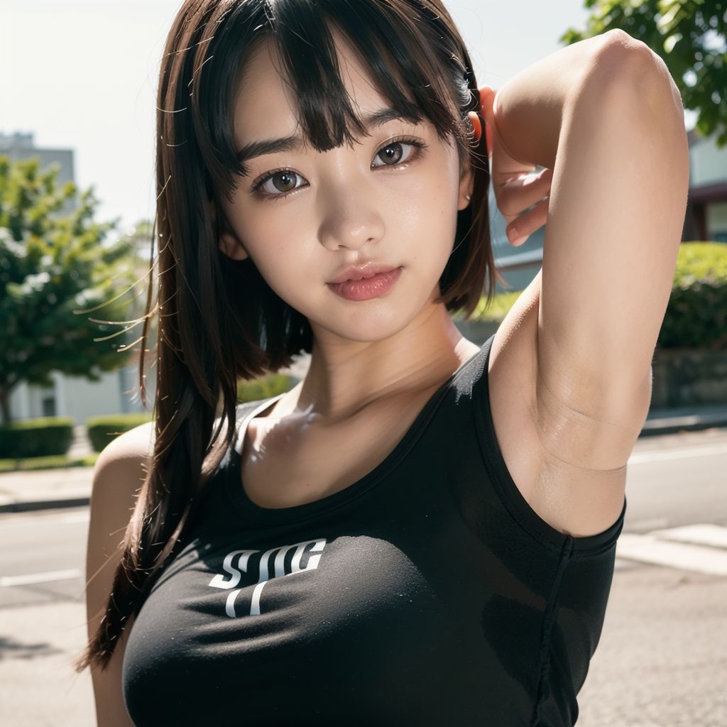 運動後の蒸れた脇 汗染みフェチ専用 CG集 サンプル8ページ目