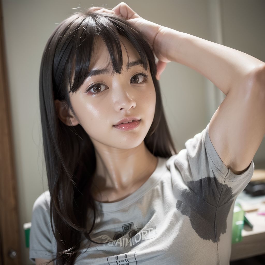 運動後の蒸れた脇 汗染みフェチ専用 CG集 サンプル10ページ目