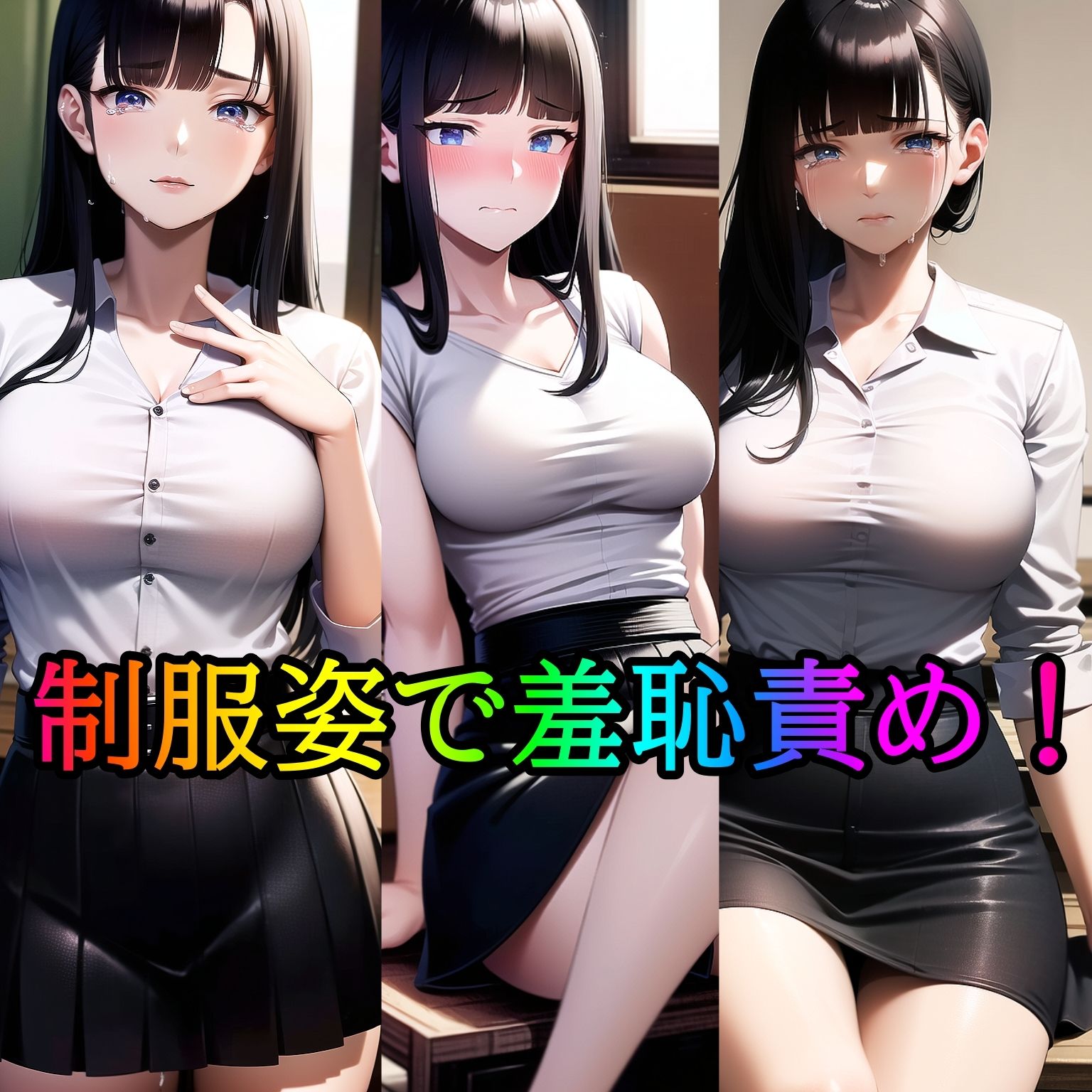寝取り！中出し！孕ませ！巨乳女子校生美咲（みさき）ちゃん サンプル4ページ目