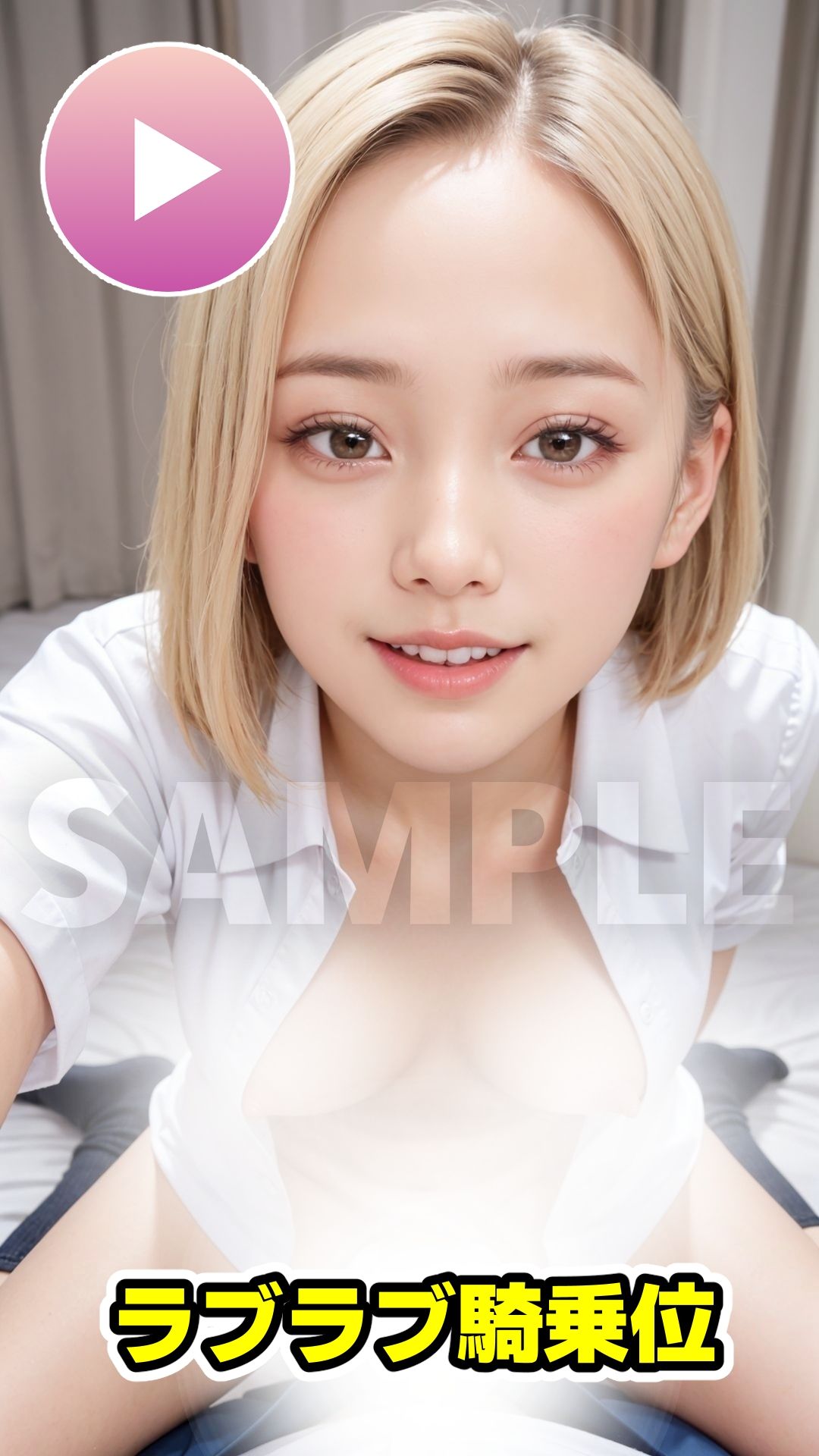 女子校生と合体しながらキス【写真集＋キス顔動画】 サンプル3ページ目