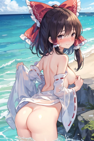 魔理沙は霊夢のえっちな写真を撮りたいようです。 サンプル4ページ目