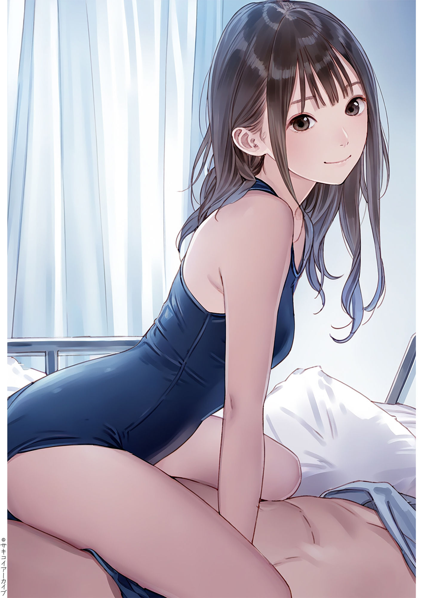 女子に上に乗られたい2 水着で乗られたい編 サンプル1ページ目