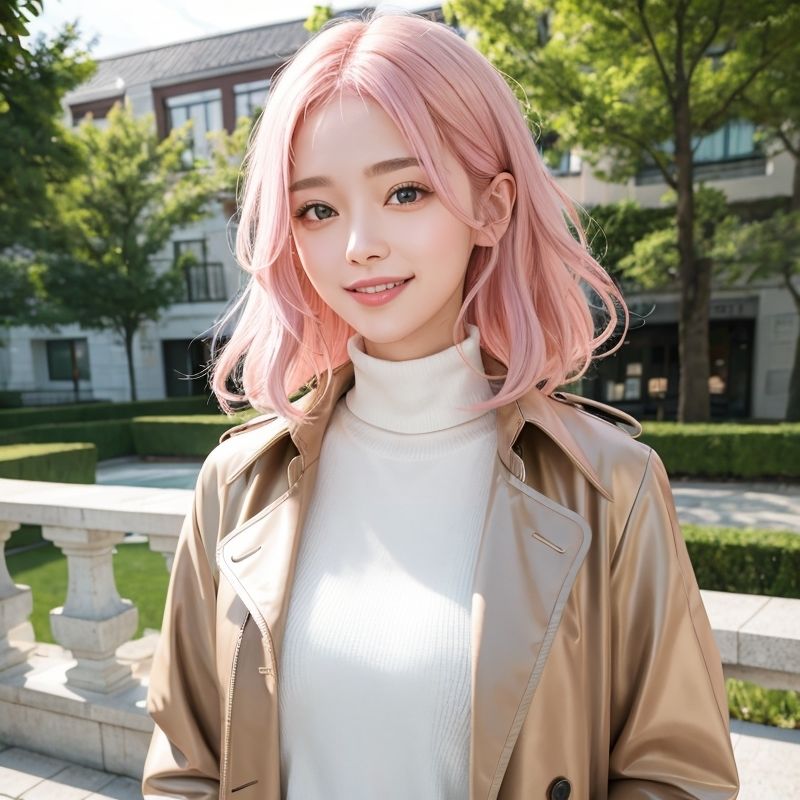 コートの下はブラとおっぱい サンプル1ページ目