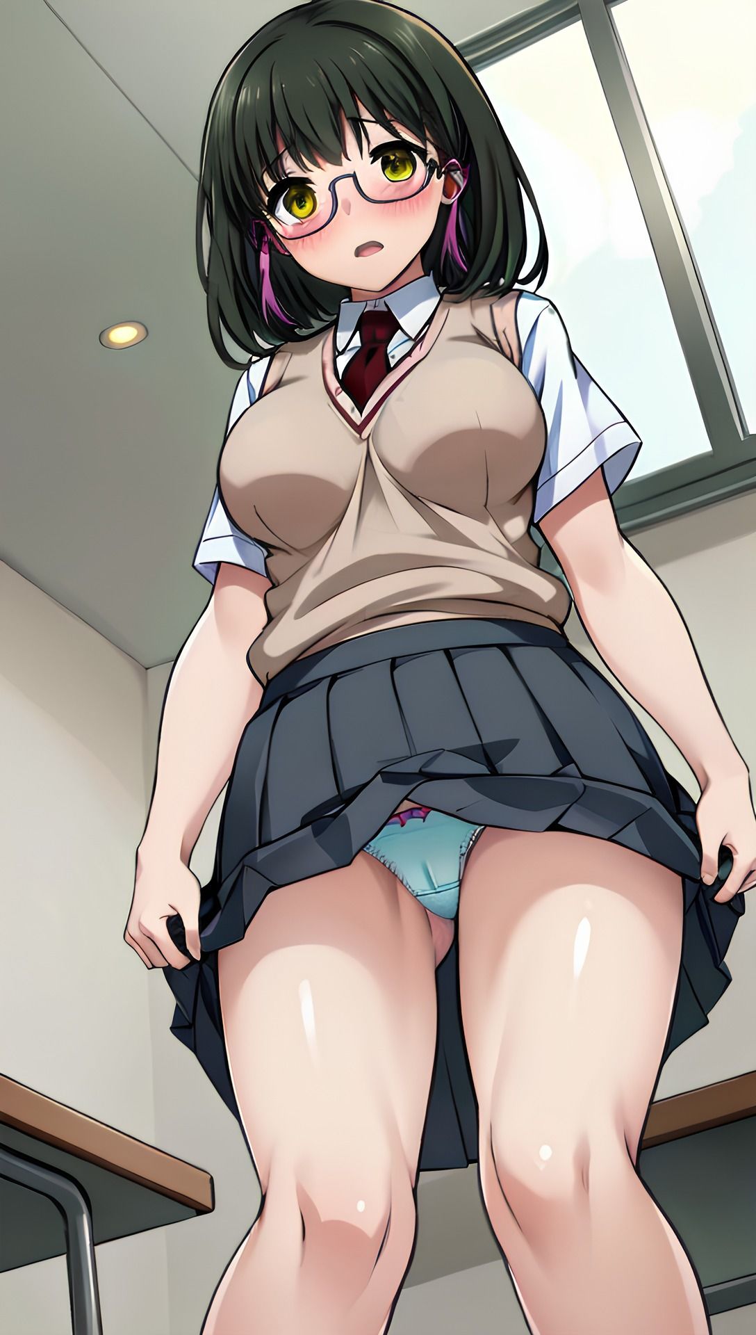 制服女子の優等生 サンプル1ページ目
