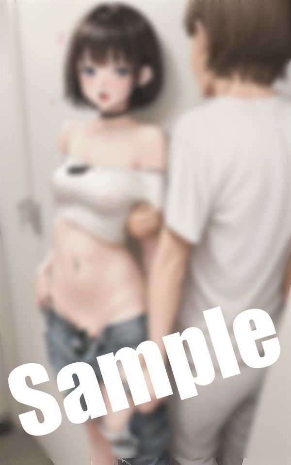 童顔美女に中出し〜淫らな姿でトイレに誘われて・・・「はやくこっちにきて！」 サンプル6ページ目