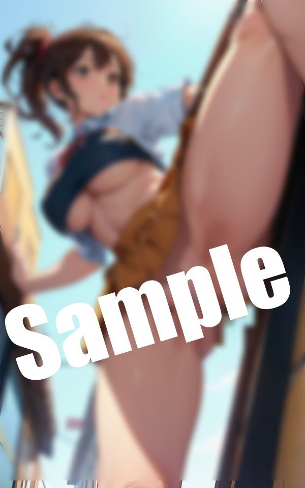 ノーパン美女のお〇んこ〜ミニスカを下から覗き見したら… サンプル4ページ目