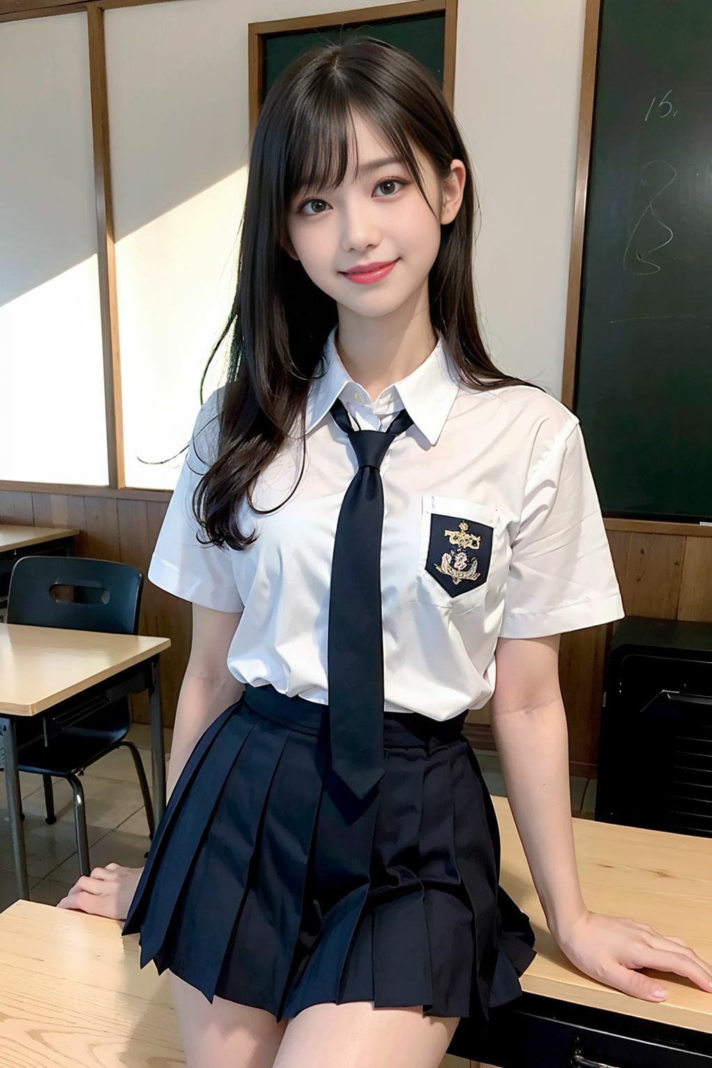 制服美少女 淫らな個人授業 サンプル2ページ目