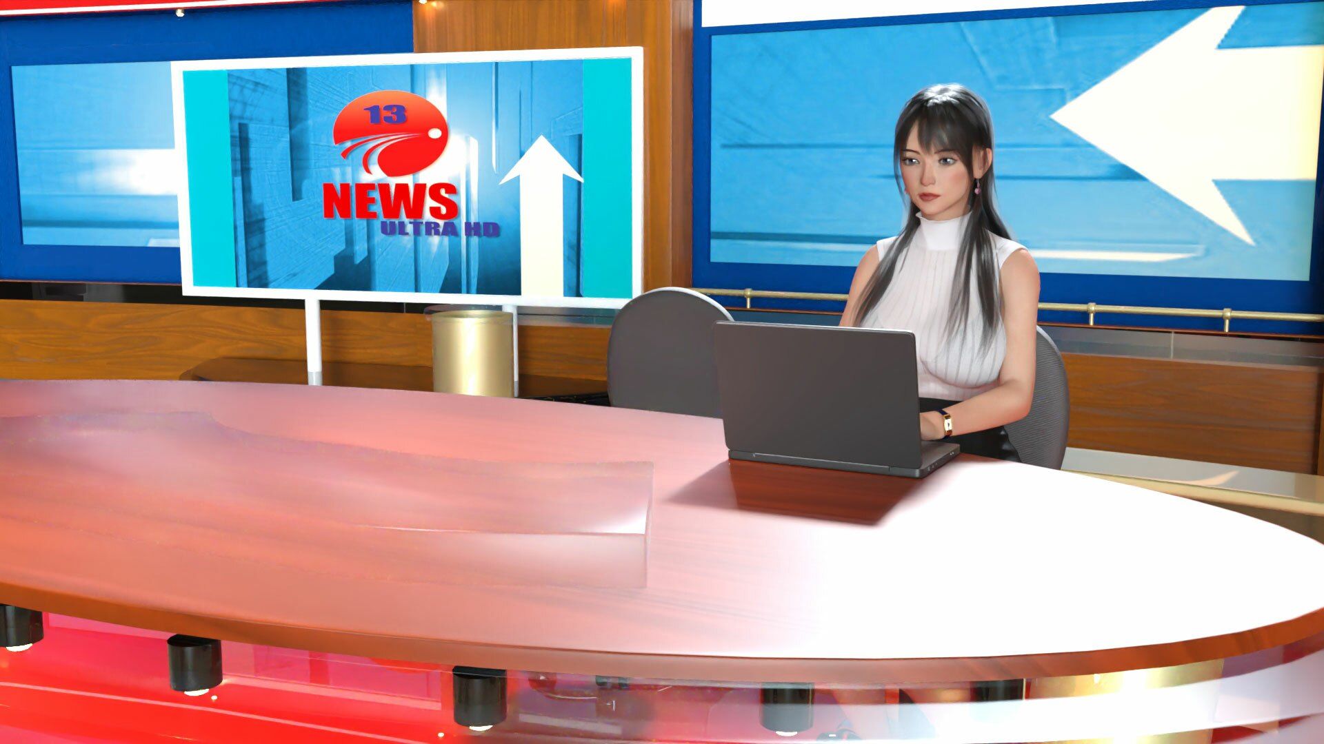 Let’s Speak English！！二階堂沙耶アナウンサーの変態ニュースジャパン（Hentai News Japan）番外編＃010［深夜残業パンチラ］PV10 サンプル4ページ目
