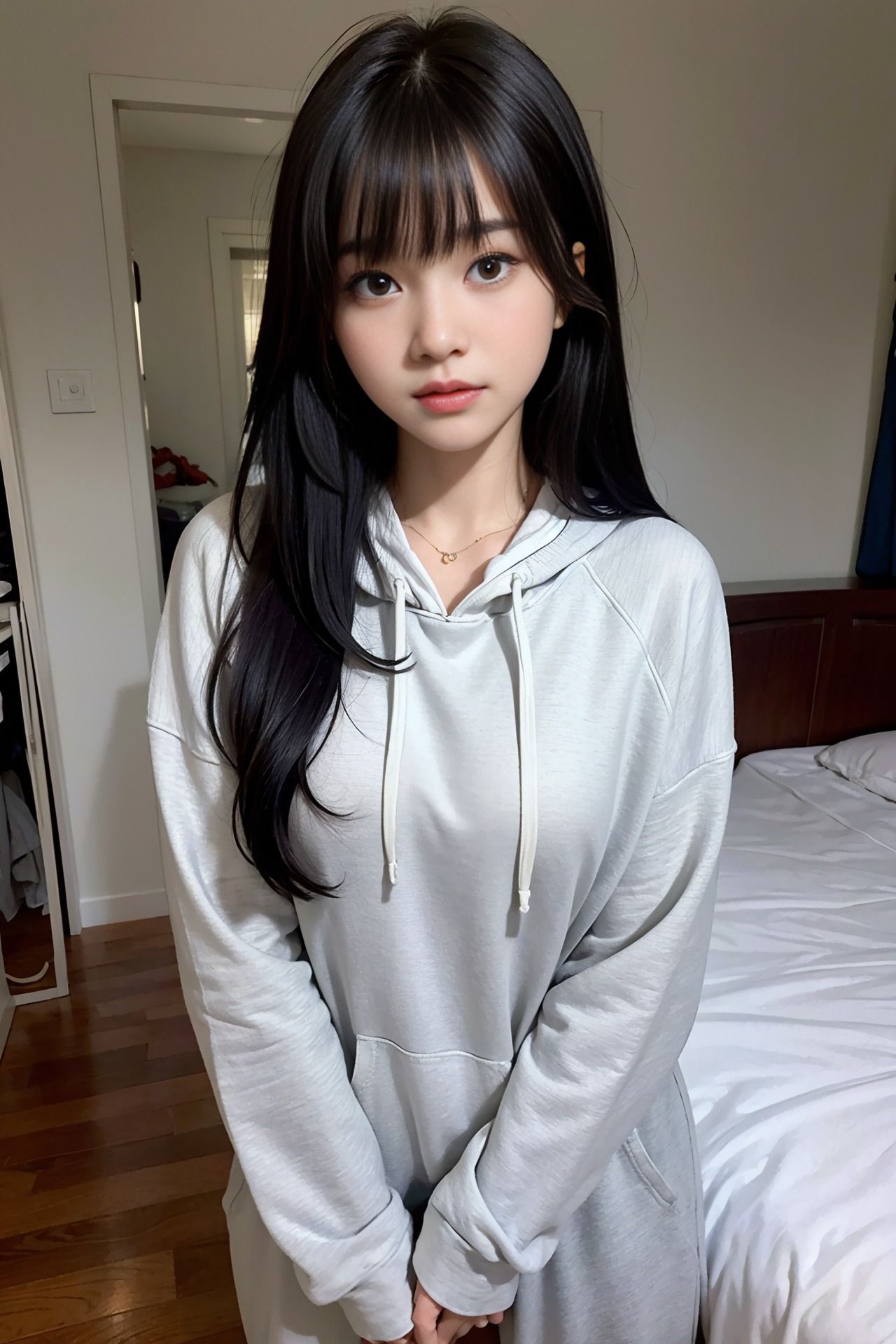 ニート女子と部屋に2人きりで... サンプル2ページ目