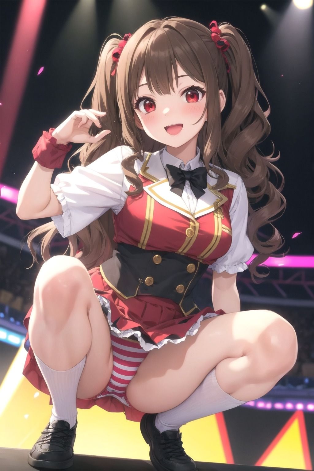 パンチラアイドル！赤衣装編 サンプル2ページ目