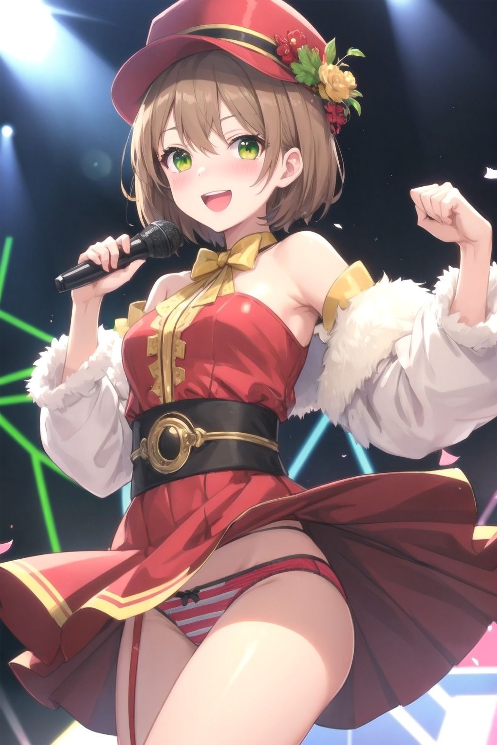 パンチラアイドル！赤衣装編 サンプル7ページ目