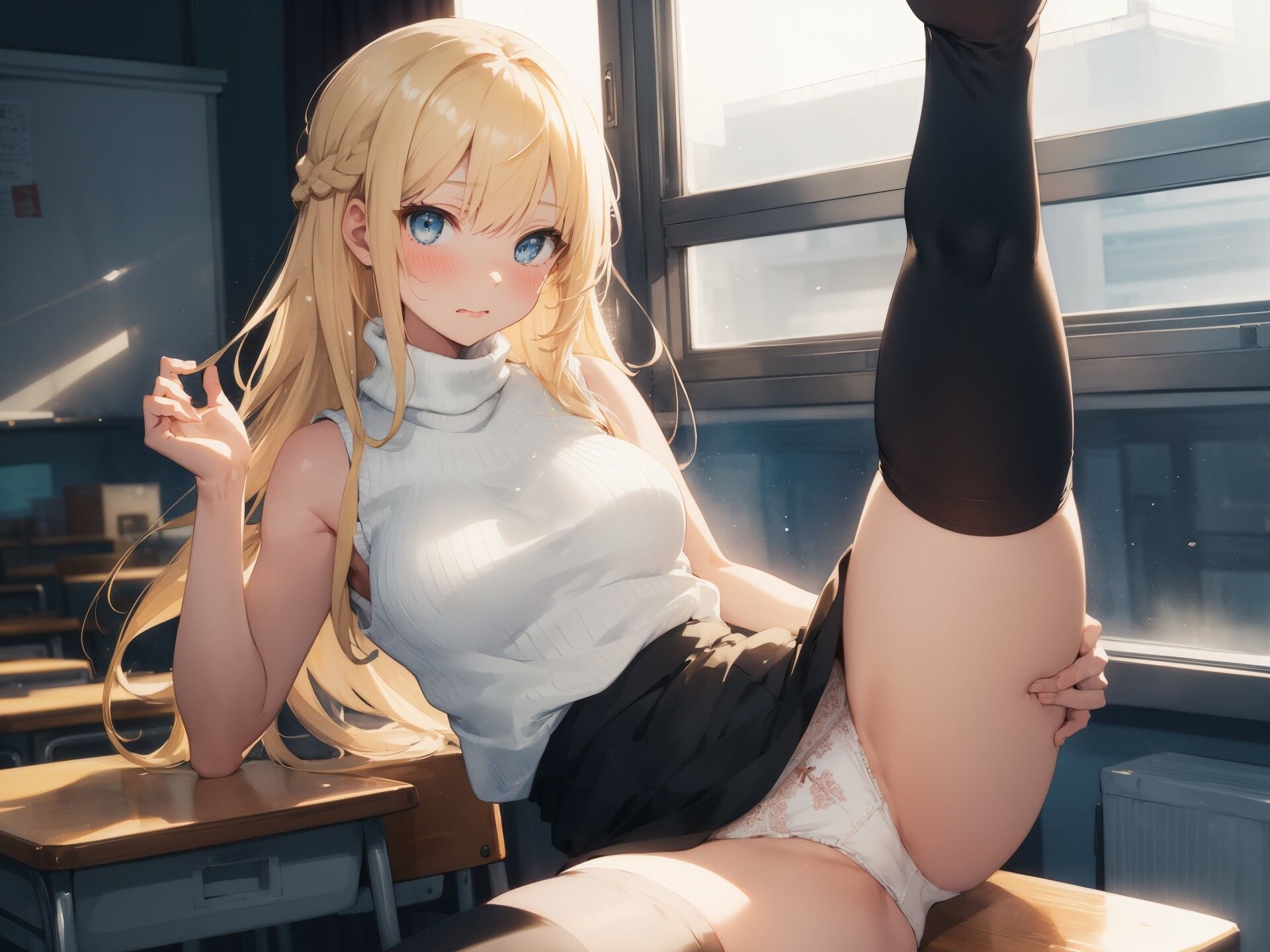 年上の教育実習生のお姉さんが相談にのりながらパンチラしてくる サンプル6ページ目
