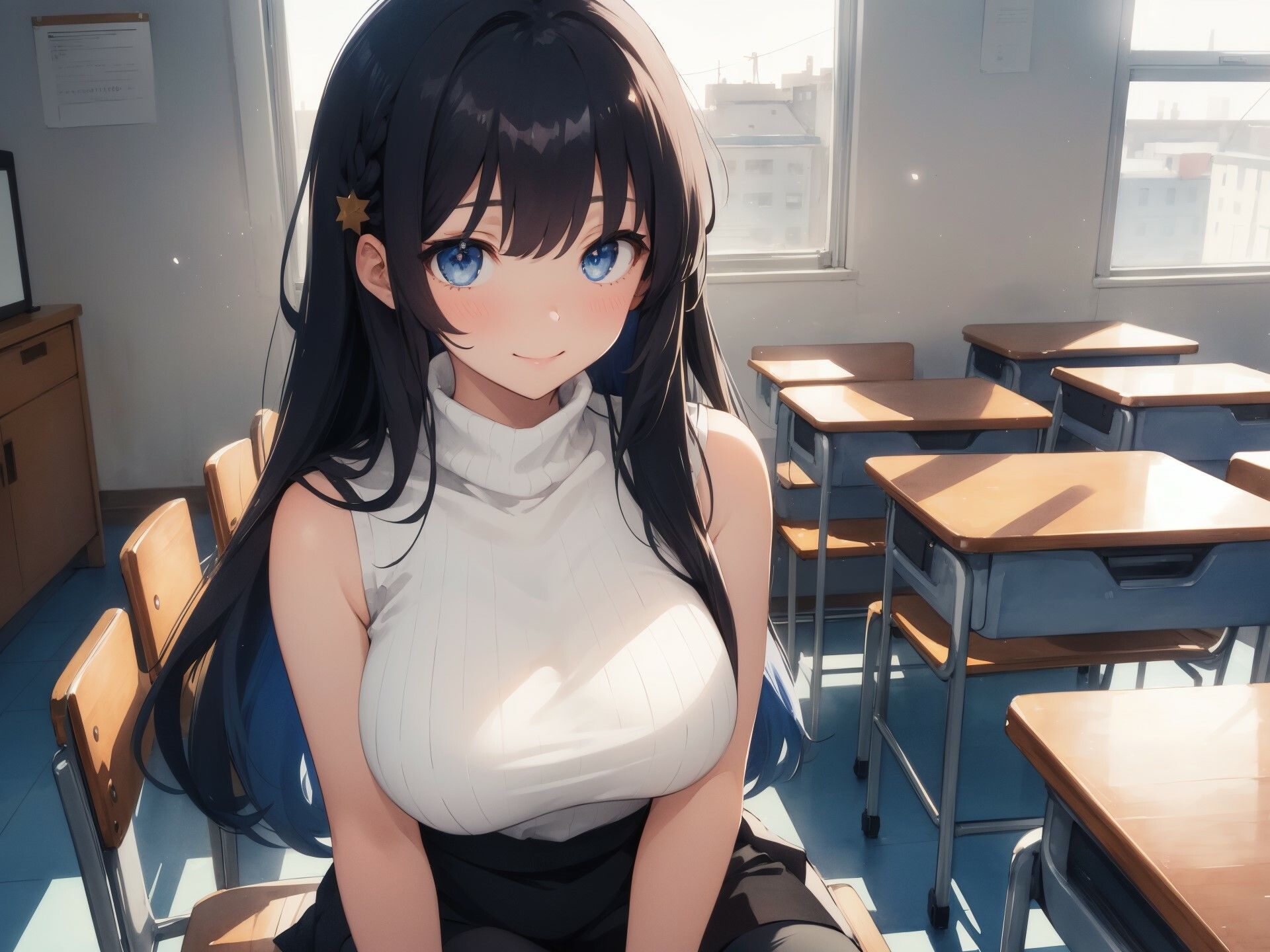 年上の教育実習生のお姉さんが相談にのりながらパンチラしてくる サンプル7ページ目
