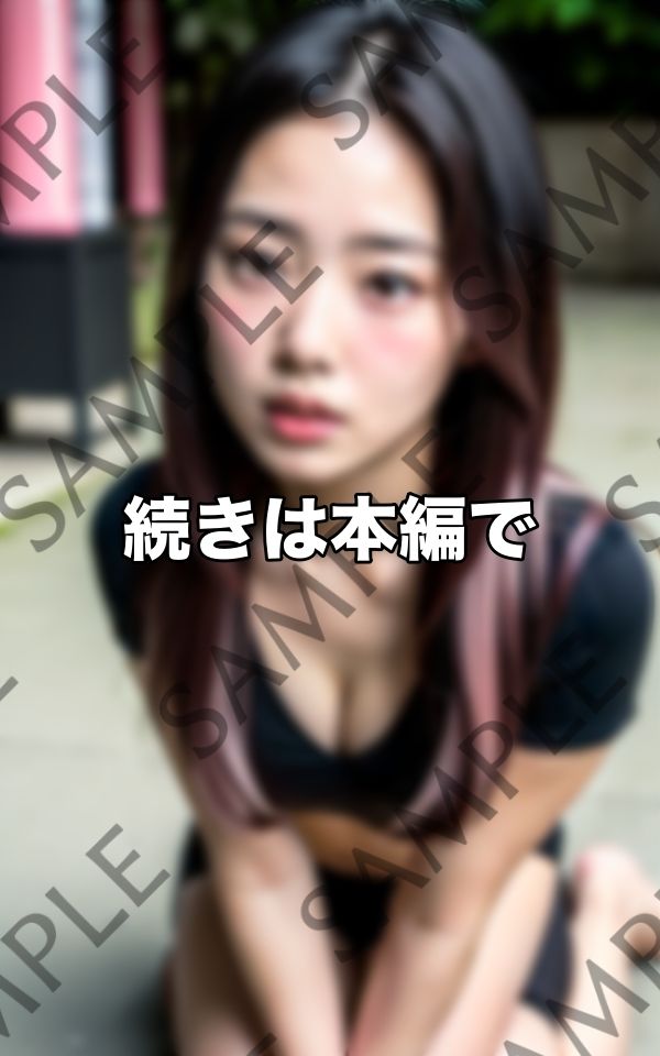 ピンクの可愛い下着で外出する自慢の彼女たち サンプル8ページ目