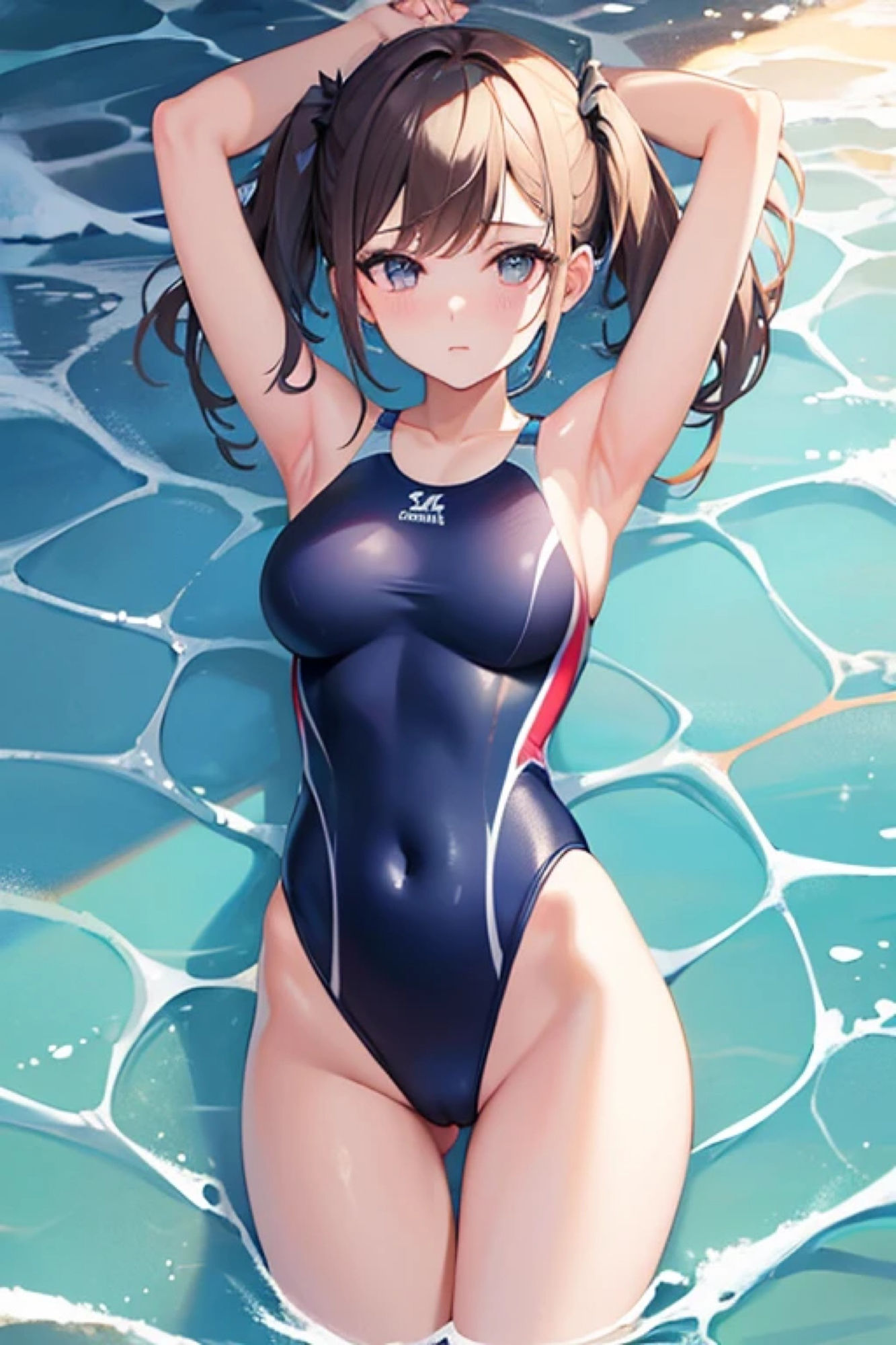 水着ガールのアレやコレ サンプル2ページ目