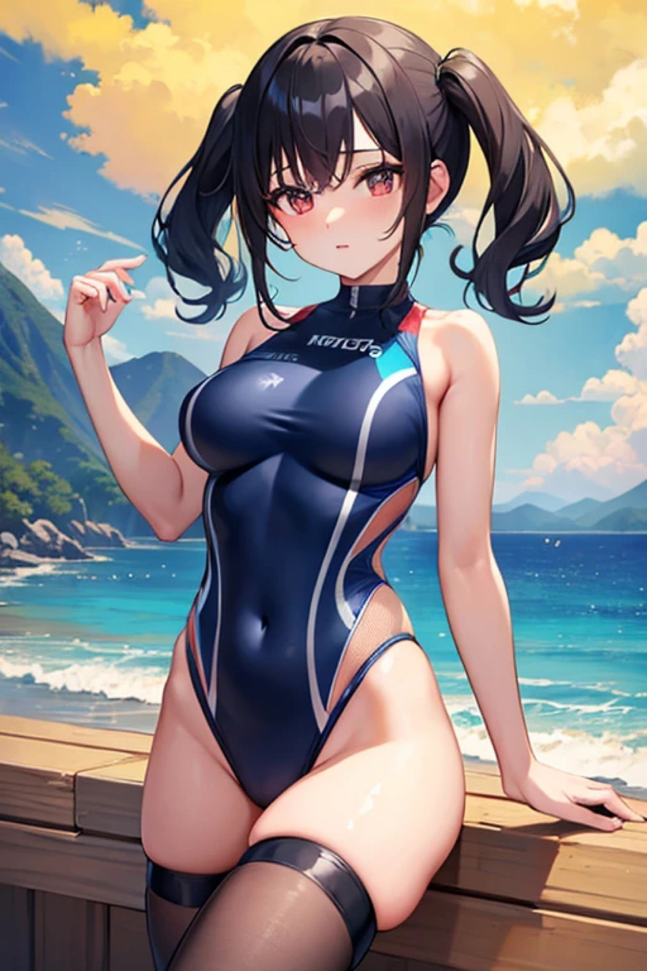水着ガールのアレやコレ サンプル4ページ目