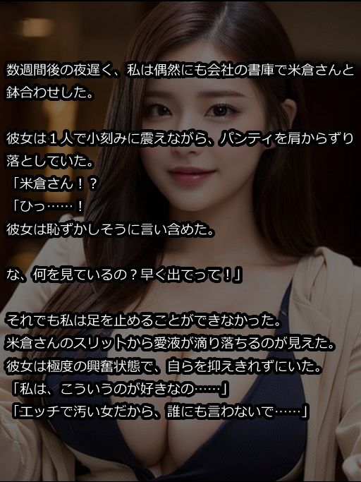 【官能小説型写真集】僕の会社の同僚米倉さんは、変態OLさんだった（全220ページ） サンプル6ページ目