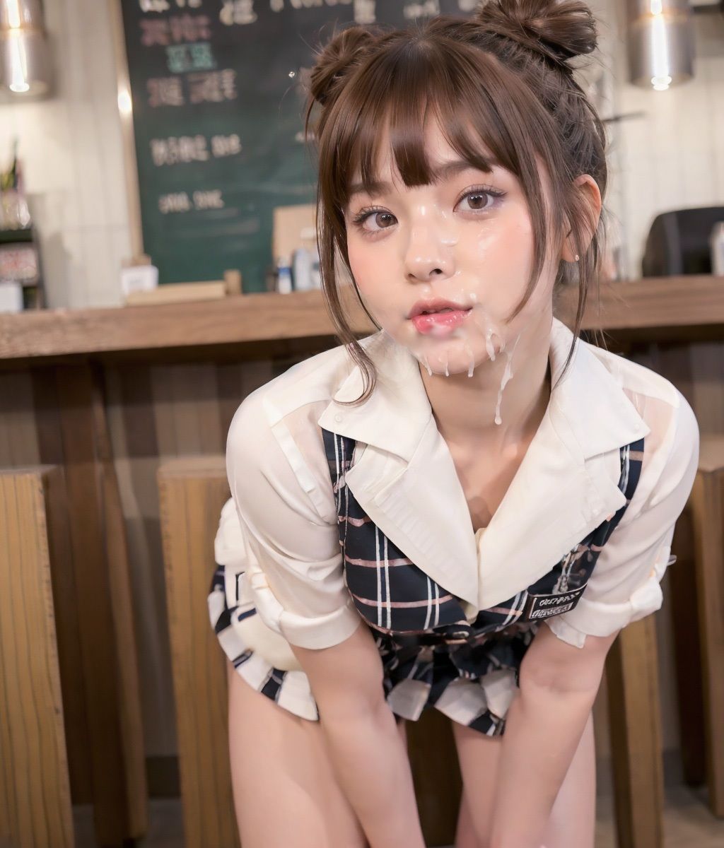 【307枚】〜学制服でBAR〜 Dolls AI美女ヌード写真集 Vol.35 サンプル10ページ目