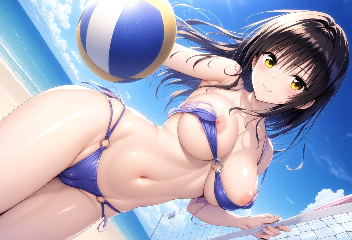 古〇川唯 水着ビーチエッチ サンプル4ページ目