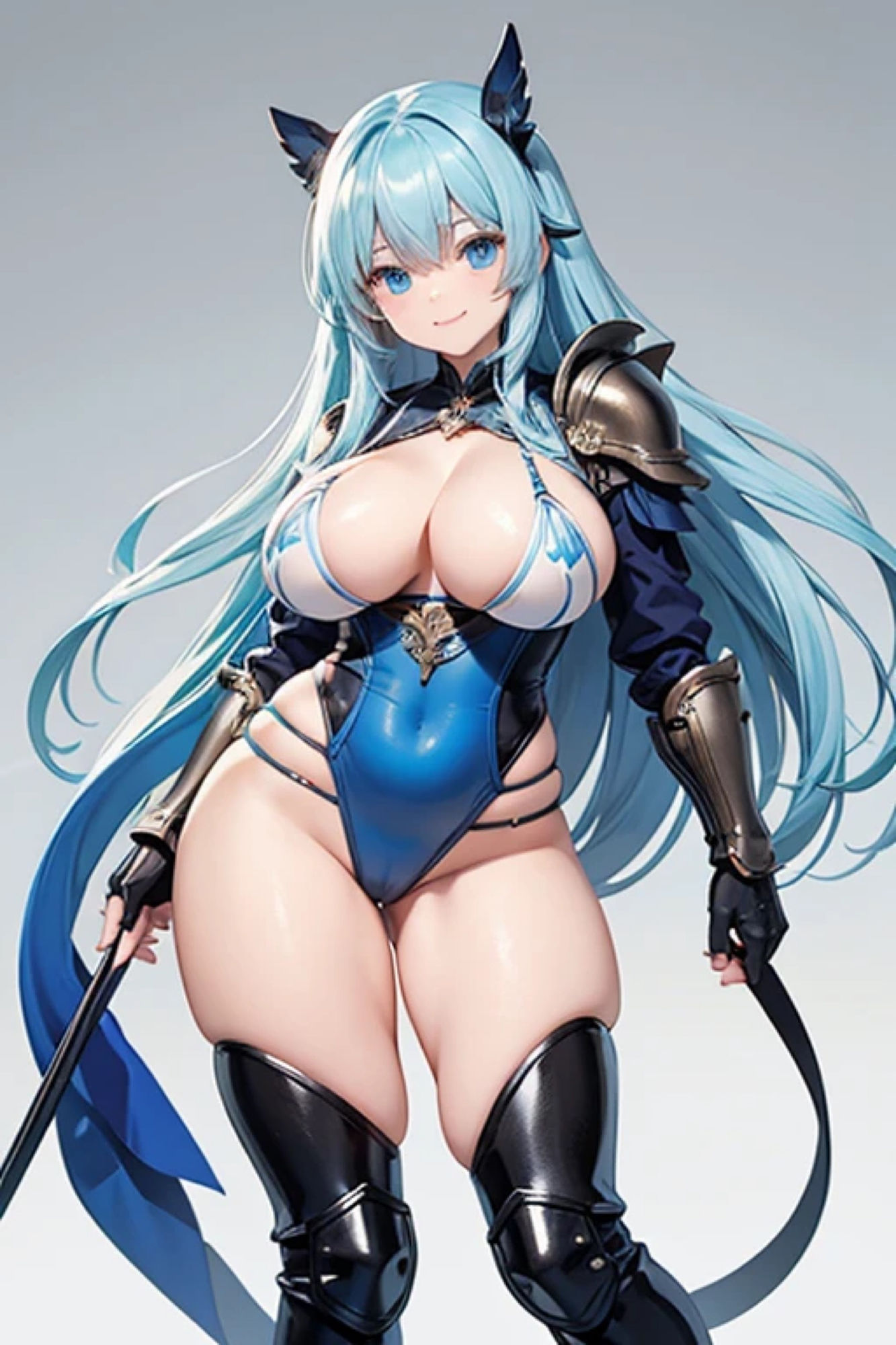 水髪鎧娘のアレやコレ サンプル10ページ目